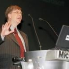 El presidente de Microsoft, Bill Gates, en una intervención en una conferencia sobre gestión