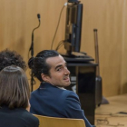 Alberto G. S., el creador de Seriesyonkis, durante el juicio.