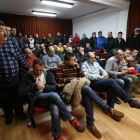 Mineros y vecinos de Fabero en la reunión sobre el sector