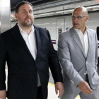 Oriol Junqueras y Raül Romeva, en una imagen de archivo.