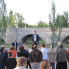 Adrián Álvarez, en el acto que tuvo lugar en Puente Castro.