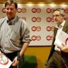 Roberto Rabadán y Agustín Prieto, durante la rueda de prensa en la que valoraron la reforma laboral