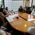 Imagen de la reunión con el delegado facilitada por el gabinete de prensa de la Junta. DL