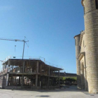 Imagen de las obras que se ejecutan en la zona.