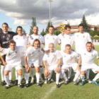 El equipo culturalista antes del enfrentamiento ante el Oviedo.