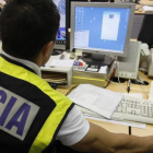 Un agente de la Policía Nacional en una imagen de archivo.