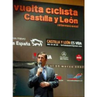 Pedro Delgado presentó ayer la Vuelta a Castilla y León