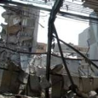 Estado en que quedó un edificio tras los bombardeos de ayer en la ciudad de Beirut