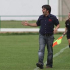 Miguel Ángel Miñambres, entrenador del Atlético Astorga