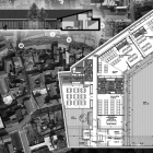 Imagen de la planta, ubicación y uno de los alzados del nuevo centro de día. DL