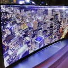 Presentación de un televisor de ultra alta definición (UHD), o 4K, en la International Consumer Electronics Show, en Las Vegas (EEUU).