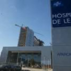 Imagen de archivo del hospital de León, durante las obras de reforma del centro
