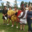 Imagen de la celebración de la Fiesta Romana que comenzó ayer en Villaquilambre.