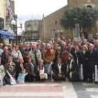 Los miembros de la Casa de  León posaron en la plaza Mayor