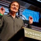 El director Quentin Tarantino, en la entrega de premios del Sundance