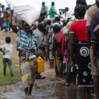 Miles de personas desplazadas en Mozambique por el ciclón Idai.