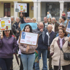 Vecinos de La Placa en otra protesta contra las antenas.