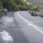 El coche se salió de la vía en Alinos, en dirección a Matarrosa