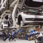 Planta de automóviles de Volkswagen en Estados Unidos.