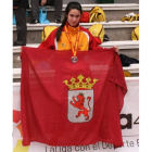 La luchadora Sandra López fue bronce en el nacional escolar de libre olímpica.