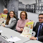 Momento de la presentación del partido solidario. CÉSAR