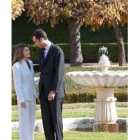 El Príncipe de Asturias, junto a su prometida, Letizia Ortiz