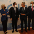 Álvaro Díez, Belén Martín, Gerardo Cuerva, Javier Cepedano, Santiago Aparicio y Juan Vallejo. FERNANDO OTERO