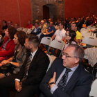 Las ponencias sobre seguridad y emergencias se desarrollan en el castillo de Ponferrada. L. DE LA MATA