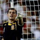 En la selección ha tenido muchos menos trabajo que en el Real Madrid. Pasó por la liguilla sin alardes. En los cruces realizó intervenciones decisivas, especialmente en el duelo de cuartos de final frente a Italia. No le han pesado los galones de capitán y siempre ha transmitido serenidad y templanza.