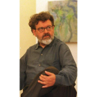 Pablo Gago Montilla en una exposición en León. ARCHIVO