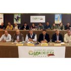 En la primera fila, los responsables nacionales y autonómicos de UPA y Coag.