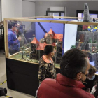 Imagen de un grupo de visitantes al Coyanplay en Expocoyanza. DL
