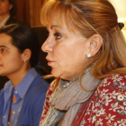 Isabel Carrasco y Triana, en la presentación de una iniciativa en la Diputación