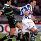 Kovacevic, a la derecha de la imagen, vuelve al once titular de la Real Sociedad