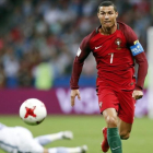 Cristiano Ronaldo, en un duelo ante Chile disputado en Kazán en la pasada Copa Confederaciones.