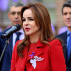 La presidenta de las Cortes, Silvia Clemente. PABLO MARTÍN