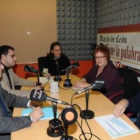 Eduardo Fernández, Ibán García, la moderadora Nuria González, Camino Alonso y Julio Lago.