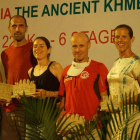 Salva en el podio de la Ancient Khmer donde finalizó segundo.