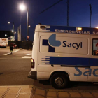 Los afectados fueron trasladados en una ambulancia del Sacyl