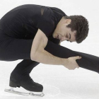 El patinador Javier Fernández, en un momento del programa corto, durante el Mundial de Shanghái.