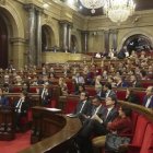 Pleno del Parlament del pasado 22 de marzo en el que se aprobó el proyecto de presupuestos.