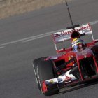 Massa (Ferrari) se quedó a más de minuto y medio del mejor tiempo firmado por Button (McLaren).