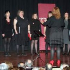 Las componentes de En femenino plural se estrenaron como grupo en Ponferrada.