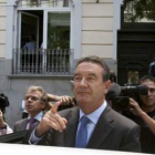 El diputado y ex vicepresidente de la Junta, Jesús Merino, a su llegada al Supremo.