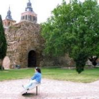 El rincón más emblemático de la plaza del Aljibe es el parque