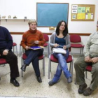 Francisco Barrigón, Montse González, Monste Ramos  y Juan Frade, en Arba.