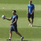 El plantel berciano prioriza la posesión de balón. L. DE LA MATA