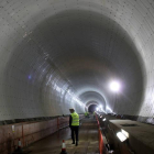 Interior de las obras de ejecución de la Variante