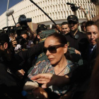 Isabel Pantoja sale de la Audiencia de Málaga, en abril del 2013