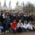 Los alumnos de la Asunción durante su tercer día de visita en Inglaterra.